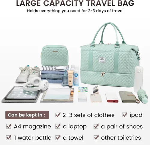 Miniatura 7 de Bolsa de viaje acolchada Weekender Bag para mujer