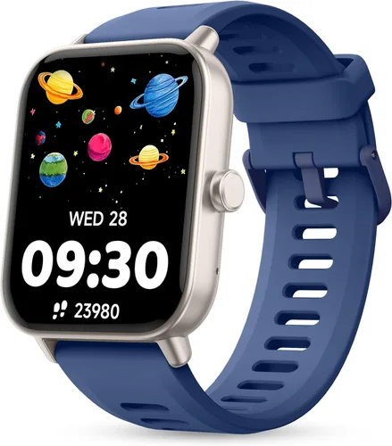 Miniatura 11 de Reloj inteligente para niños, reloj para niños sin necesidad de teléfono con monitor de frecuencia cardíaca y sueño, monitor de estrés y SpO2