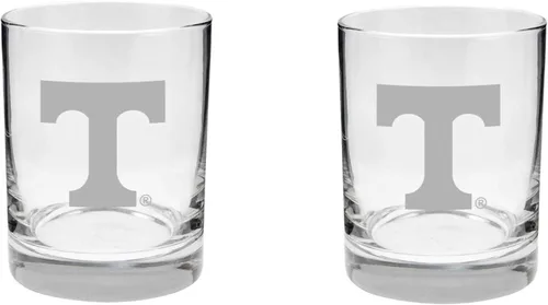 Miniatura 3 de Texas A&M Aggies - Juego de 2 vasos (2 caras), acabado satinado, roca (o whisky)