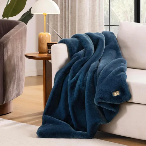 Miniatura 7 de Manta UGG Euphoria de piel sintética de felpa, mantas suaves y cálidas para sofá o cama, decoración de lujo para dormitorio, mantas de regalo