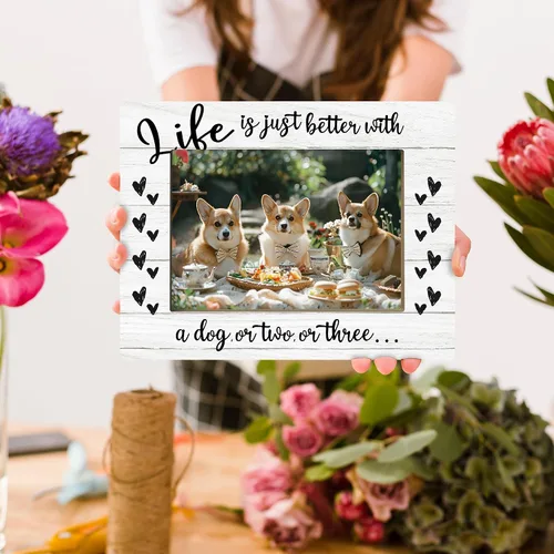 Miniatura 5 de Regalos para Amantes de Perros Marco de Fotos, Regalos para Amantes de Perros, Regalos Temáticos de Perros, Regalos de Perros para Mujeres, Marco