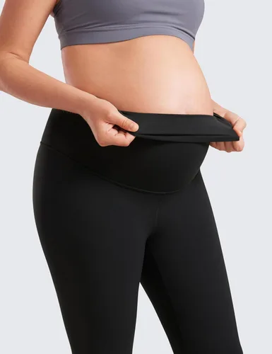 Miniatura 4 de CRZ YOGA Butterluxe - Leggings de maternidad sobre el vientre de 25 pulgadas, pantalones suaves para entrenamiento, yoga y embarazo