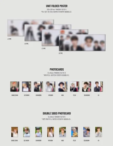 Miniatura 4 de STRAY KIDS : NOEASY [Standard Ver - A TYPE] 2º álbum CD+Tarjeta fotográfica de doble cara+Póster de unidad+pegatina+Photocards+Photobook+Lyrics