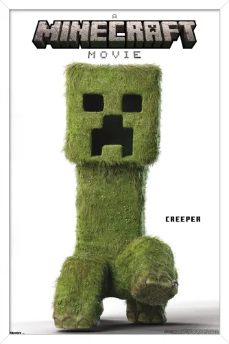 Miniatura 10 de A Minecraft Movie - Póster de pared de la serie Creeper, 34 pulgadas de largo x 22.4 pulgadas de ancho, versión sin marco