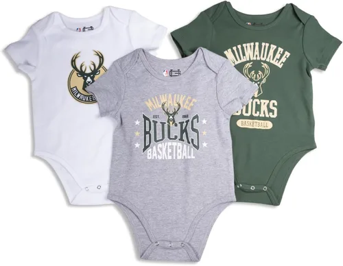 Miniatura 10 de Ultra Game Conjunto de cuerpo para bebé de la NBA oficial para jóvenes, súper suave, de algodón, paquete de 3 Creeper