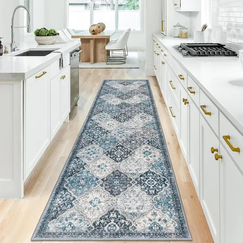 Miniatura 40 de KILOCOCO Alfombra de Pasillo 2x6, Alfombra de Pasillo Marroquí Súper Suave Lavable para Pasillo de Entrada, Alfombra de Cocina de Pasillo de Lana