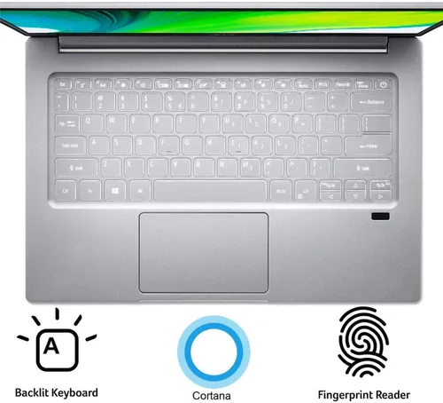 Miniatura 7 de Acer Swift 3 - Computadora portátil delgada y ligera, 14pulgadas, alta definición, IPS, AMD Ryzen 5 4500U, procesador Hexa-Core con gráficos Radeon