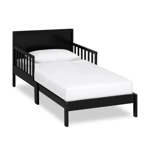 Miniatura 3 de Dream On Me Brookside - Cama para niños pequeños en negro, certificado Greenguard Gold, certificado JPMA y colchón ortopédico de fibra firme