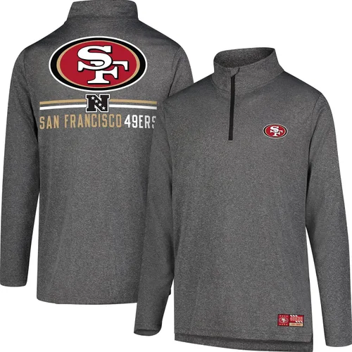 Miniatura 52 de Ultra Game Men's NFL Official Super Soft Quarter Zip Long Sleeve T-Shirt
