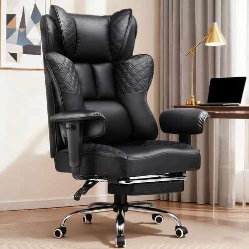 Miniatura 11 de GTPLAYER Gaming Chair with Foot Rest & Pocket Spring Cushion, Breathable Fabric for Home Office Desk, Ergonomic High Back Computer Chair with