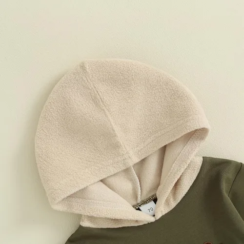 Miniatura 3 de Hoanselay Conjunto de sudadera de manga larga con capucha y pantalones de otoño e invierno para bebé niño