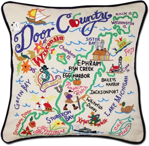 Miniatura 53 de Catstudio Almohada decorativa bordada a mano de Texas