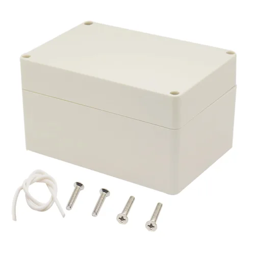 Miniatura 7 de Zulkit Caja de conexiones de plástico ABS a prueba de polvo impermeable IP65 Cajas eléctricas universales Caja de proyectos Gris 3.3 x 2.3 x 1.3