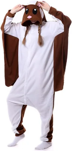Miniatura 3 de Kervaky Pijama unisex para adultos, pijamas de cosplay de animales, ropa de dormir para disfraces de fiesta de Halloween