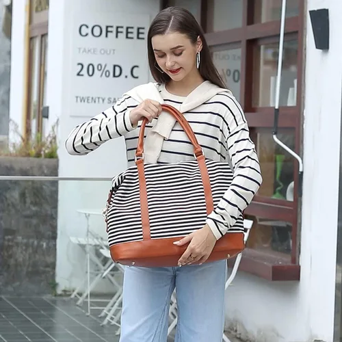 Miniatura 3 de CAMTOP- Bolso de viaje para mujer, de lona, para equipaje de mano