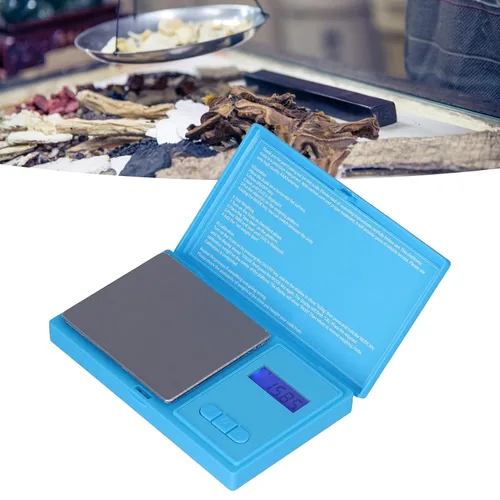 Miniatura 2 de Báscula de bolsillo, báscula digital 24.69 oz/0.00 oz Botones multifunción de alta precisión para pesar joyas para cocina