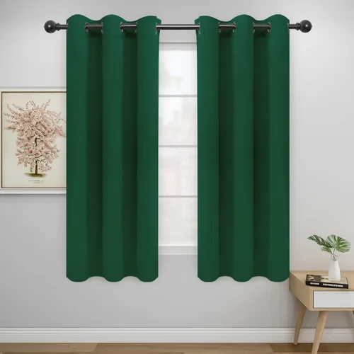 Miniatura 170 de Easy-Going - Cortinas opacas para dormitorio, aislamiento térmico sólido con ojales, cortinas de ventana para reducción de ruido, cortinas