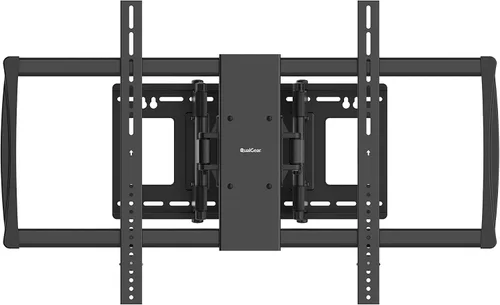 Miniatura 9 de QualGear QG-TM-002-BLK - Soporte de pared fijo y ultra delgado de 37 a 70 pulgadas, perfil bajo, universal para televisores LED, color negro