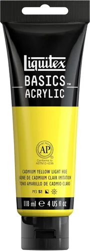 Miniatura 174 de Liquitex BASICS Pintura Acrílica, Botella de 400ml (13.5 oz), Blanco Titanio Titanio Blanco