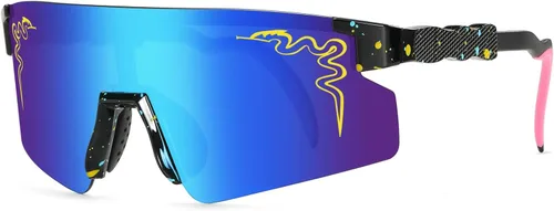 Miniatura 12 de Gafas de sol de ciclismo UV400 al aire libre para hombres, mujeres, adultos, jóvenes, niños y niñas, béisbol y softbol