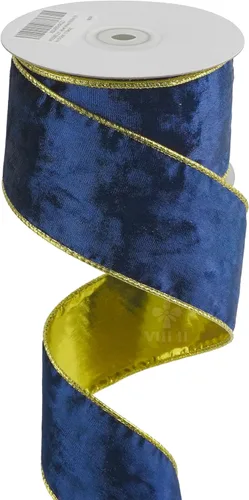 Miniatura 17 de MEEDEE Black and Gold Velvet Ribbon 2.5 inch with 10 Yards Spool Two Tone Velvet Wired Ribbon for Gift Wrapping, Halloween Wreaths, Christmas Tree