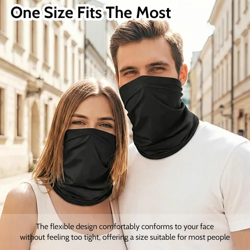 Miniatura 3 de 4 Pack Neck Gaiter Cooling Breathable Face Mask Summer UV Protection Bandana Gator Scarf for Men Women