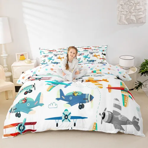 Miniatura 16 de Erosebridal Funda de edredón de pingüinos tamaño Queen, juego de ropa de cama de pingüinos negros y blancos, funda de edredón de animales lindos