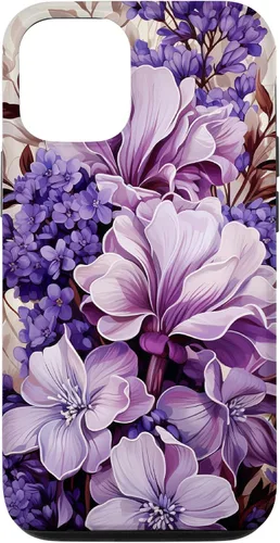 Miniatura 27 de Funda para iPhone 12 mini Lavender Floral Purple Flower