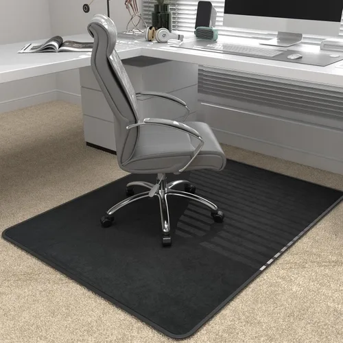 Miniatura 10 de Placoot Tapete para silla de escritorio para suelo de madera dura y azulejos 55"x35" Tapete para silla de oficina para sillas rodantes Grande