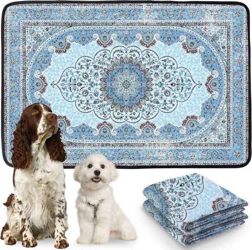 PatiencET Almohadillas lavables para orina para perros y gatos, 72 x 72 pulgadas, súper absorbentes, a prueba de fugas, reutilizables, 1 almohadilla