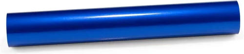 Miniatura 2 de 2 unidades de 4 x 8 pulgadas (3.9 in x 7.9 in) de muestra brillante metálico azul real brillante vinilo adhesivo auto auto hoja película película