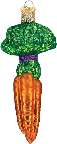 Miniatura 9 de Old World Christmas - Adorno de setas Portobello de vidrio soplado para árbol de Navidad, decoración festiva artesanal, colección de vegetales