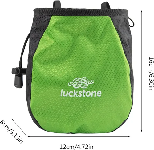 Miniatura 4 de Bolsa de tiza para escalada en roca, bolsa de tiza ajustable con cordón, bolsa de tiza Bouldering, cubo para escalada en roca, levantamiento