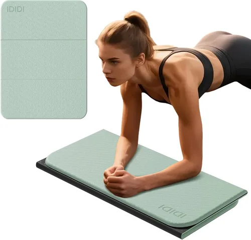 Almohadilla de ejercicio plegable para gimnasio o uso doméstico, (1.2 x 14 x 24 pulgadas), extra gruesa y ancha, almohadilla multifuncional para la
