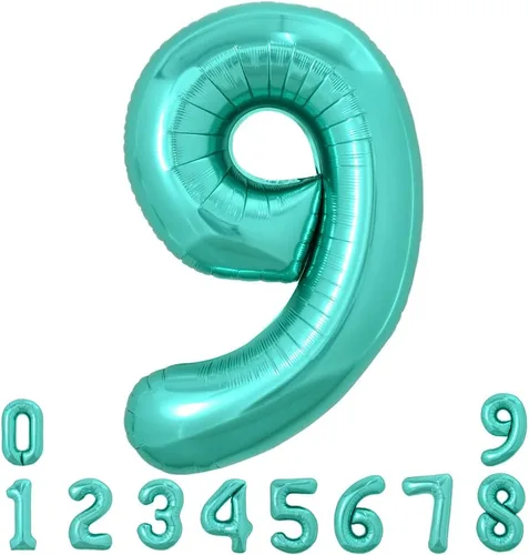 Miniatura 55 de TONIFUL 40 Inch Pastel Blue Number 8 Foil Balloons Large Mylar Foil Digital 8 Balloons for 8th Birthday, Gender Neutral Party, Baby Shower, Oro rosa