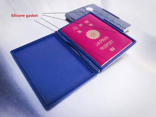 Miniatura 5 de Funda para pasaporte, resistente al agua, funda para pasaporte, Azul, Moderno