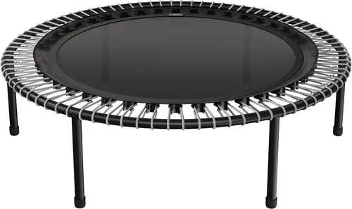 Miniatura 15 de bellicon Mini trampolín Suspensión elástica de hasta 330 libras Rebotador de fitness interior para adultos Patas atornilladas