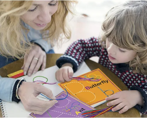 Miniatura 3 de Wikki Stix Tarjetas Divertidas del Alfabeto para Aprender