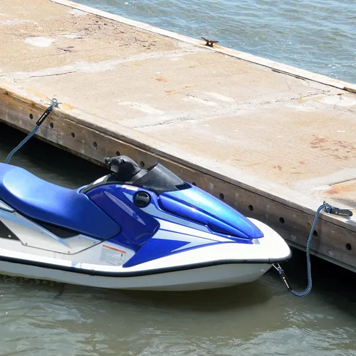 Miniatura 9 de Obcursco Línea de muelle elástico, línea de muelle de moto acuática con clips dobles de acero inoxidable 316, cuerda de acoplamiento