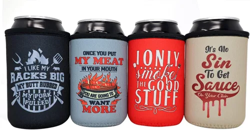Enfriadores de latas para ahumar barbacoa de 12 onzas, regalos para asar a la parrilla para hombres que lo tienen todo, regalos para ahumar carne