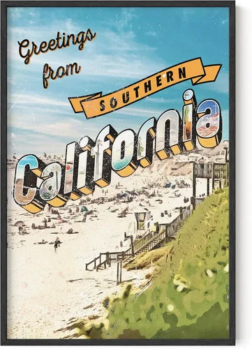 Miniatura 38 de HAUS AND HUES Arte de surf y cuadros de playa, póster de palmeras de California, arte de pared de palmeras de California, arte de pared de surf