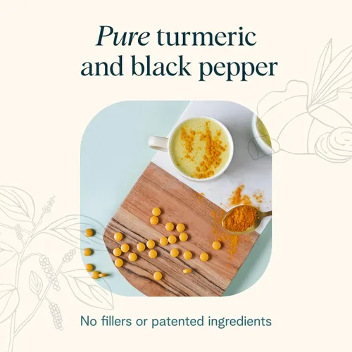 Miniatura 3 de Ora Organic Curcumina de cúrcuma con piperina, extractos puros para el estrés articular y la salud cardiovascular, apoya la función cognitiva
