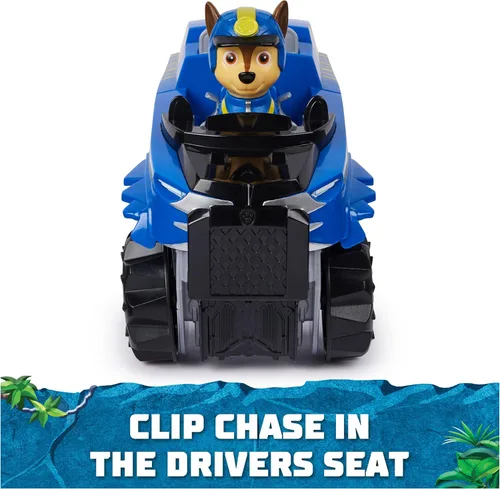 Miniatura 7 de Paw Patrol Jungle Pups, vehículo Chase Tiger, camión de juguete con figura de acción coleccionable, juguetes para niños y niñas a partir de 3 años