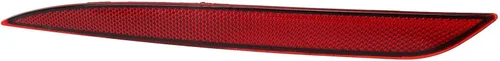 Miniatura 7 de Reflector de parachoques trasero para 2020 a 2023, luz reflector trasera de coche de lente roja, repuesto de luces de parachoques trasero