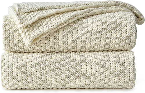 Miniatura 17 de Longhui bedding - Manta de punto amarilla brillante para sofá, suave, acogedora, lavable a máquina, 100% algodón, manta de punto para sofá, pesada