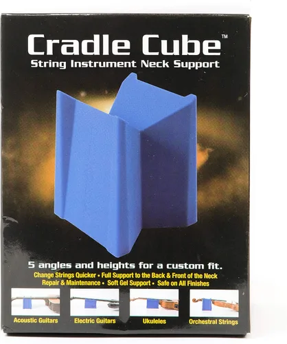 Miniatura 5 de MusicNomad Cradle Cube, reposa cuello y soporte para guitarra eléctrica, acústica y bajo, (MN206)