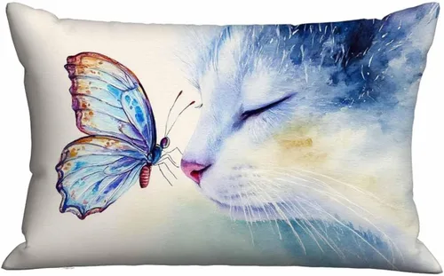 Miniatura 13 de Mugod Funda de cojín con diseño de bandera estadounidense a rayas y estrellas, funda de almohada para cama, sofá, oficina, decoración de 20 x 30