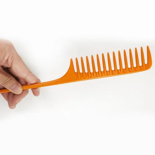 Miniatura 6 de Peines anchos con fibra de carbono Pintail para niñas barberos anti