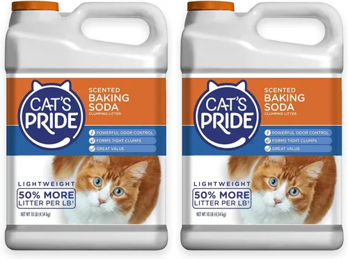 Miniatura 14 de Cat's Pride Arena aglutinante ligera: natural - Potente control de olores - Sin perfume, 10 libras Natural sin perfume