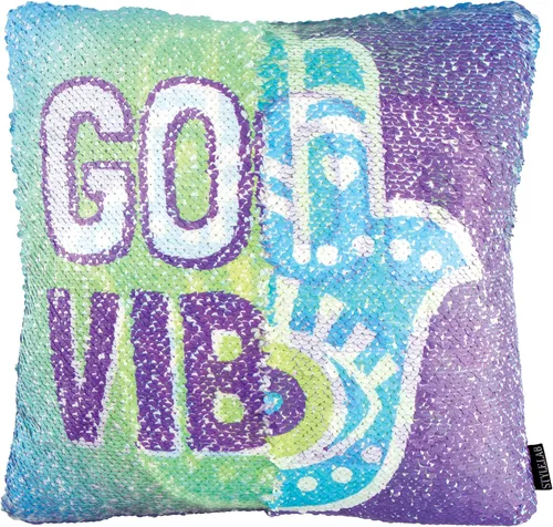 Miniatura 3 de Estilo. Lab Good Vibes Fashion Angels Magic Sequin Reveal Almohada